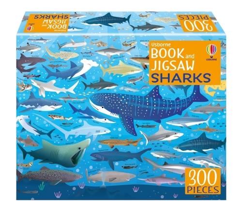 Бумажная книга «Usborne Book and Jigsaw: Sharks», автор Сэм Смит - фото №1