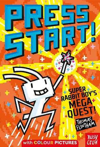 Паперова книга «Press Start! Super Rabbit Boy's Mega Quest!», автор Томас Флінтем - фото №1