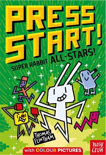 Паперова книга «Press Start! Super Rabbit All-Stars!», автор Томас Флінтем - фото №1