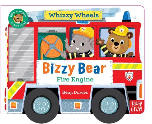 Бумажная книга «Bizzy Bear Whizzy Wheels: Fire Engine: with 4 moving wheels!» - фото №1