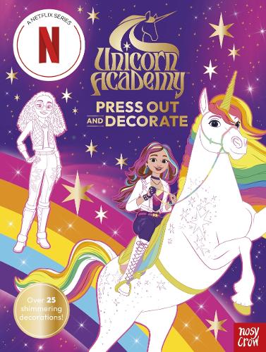 Бумажная книга «Unicorn Academy: Press Out and Decorate: with over 25 sparkling pieces» - фото №1