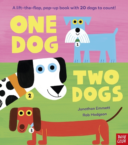 Бумажная книга «One Dog, Two Dogs: A lift-the-flap, pop-up book with 20 dogs to count!», автор Джонатан Эмметт - фото №1