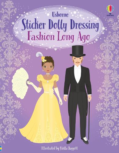 Бумажная книга «Sticker Dolly Dressing Fashion Long Ago», авторов Луи Стоуэлл, Люси Боумэн - фото №1