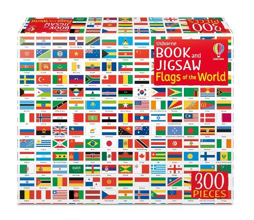 [object Object] «Usborne Book and Jigsaw Flags of the World», автор Сью Мередіт - фото №1