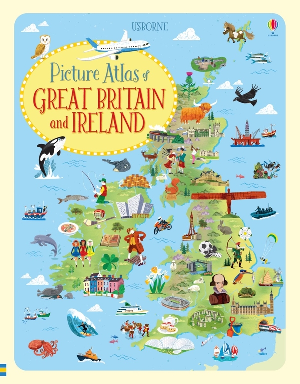 Бумажная книга «Atlas & Jigsaw Great Britain & Ireland», автор Сэм Смит - фото №1