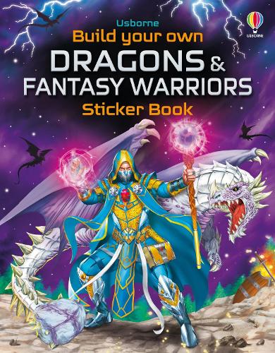 [object Object] «Build Your Own Dragons and Fantasy Warriors Sticker Book», автор Саймон Тадхоуп - фото №1