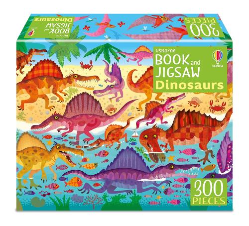 [object Object] «Usborne Book and Jigsaw Dinosaurs», автор Кирстин Робсон - фото №1