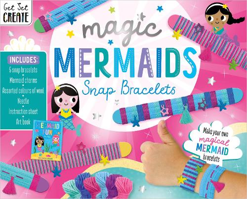 Бумажная книга «Magic Mermaid Snap Bracelets», автор Make Believe Ideas - фото №1