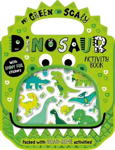 Бумажная книга «Shiny Stickers My Green and Scaly Dinosaur Activity Book», автор Александра Робинсон - фото №1