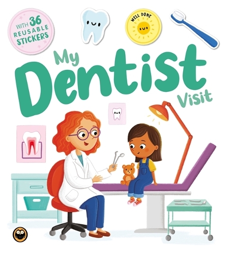 Паперова книга «My Dentist Visit: A comforting step-by-step guide with reusable stickers», автор Autumn Publishing - фото №1