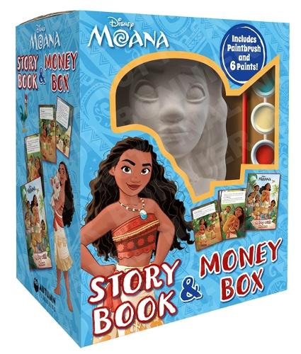 Бумажная книга «Disney Moana: Story Book & Money Box», автор Уолт Дисней - фото №1