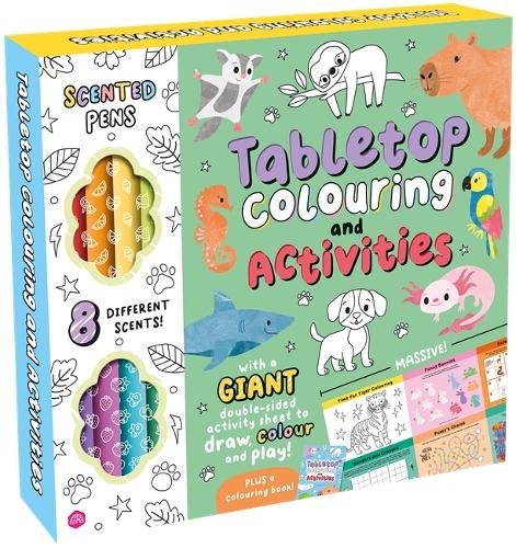 Бумажная книга «Tabletop Colouring and Activities: GIANT double-sided colouring mat for the ultimate creative fun!», автор Igloo Books Ltd - фото №1