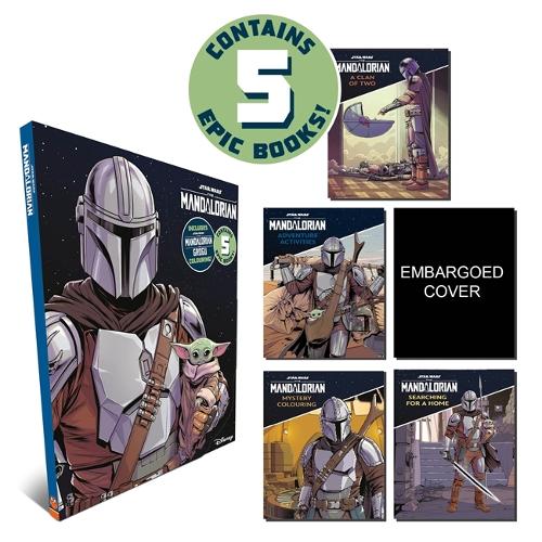 Бумажная книга «Star Wars The Mandalorian: Epic wallet containing 5 The Mandalorian and Grogu story, colouring and activity books!», автор Igloo Books Ltd - фото №1