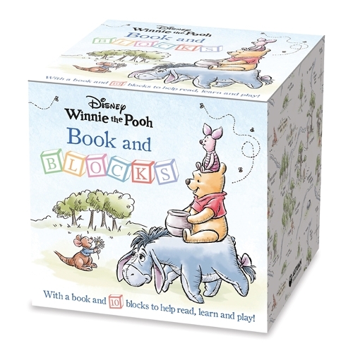 Бумажная книга «Disney Winnie the Pooh: Book & Blocks: Learn first numbers, shapes, colours and words!», автор Уолт Дисней - фото №1
