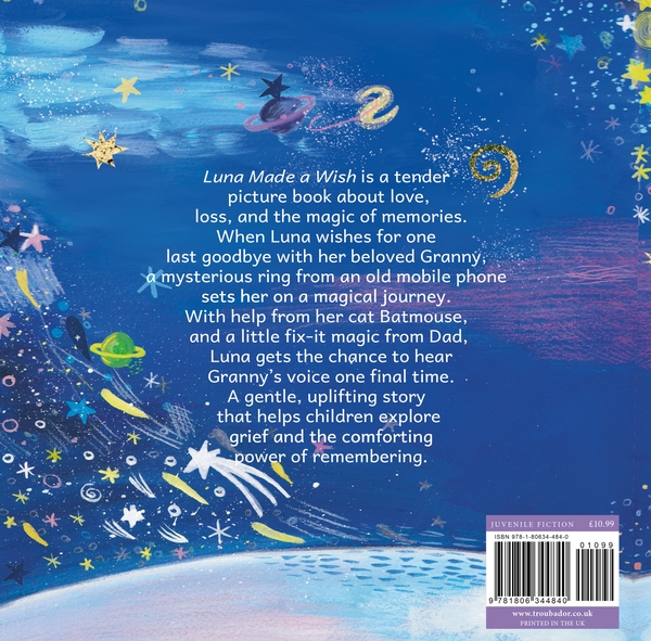 Паперова книга «Luna Made A Wish», автор Джейк Пілкінгтон - фото №1