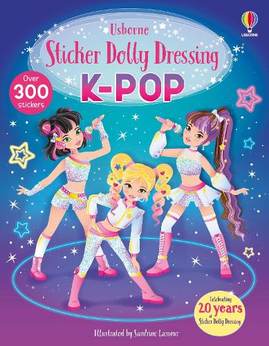Паперова книга «Sticker Dolly Dressing K-POP», автор Леслі Сімс - фото №1