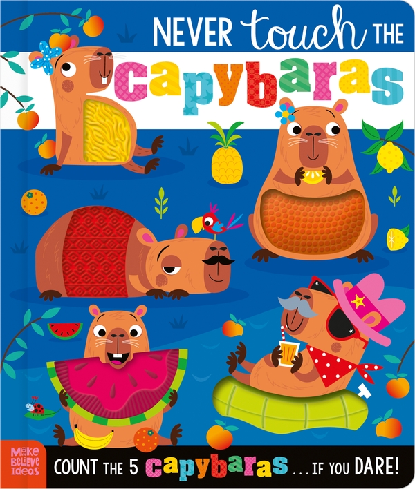 Паперова книга «Never Touch the Capybaras», автор Єлена Роджерс - фото №1