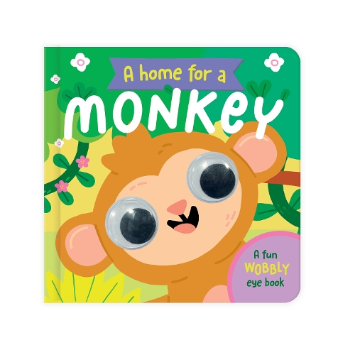 Бумажная книга «A Home for a Monkey: A Fun Wobbly Eye Book» - фото №1
