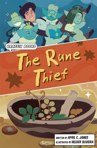 Бумажная книга «The Rune Thief: Graphic Reluctant Reader», автор Эйприл К. Джеймс - фото №1