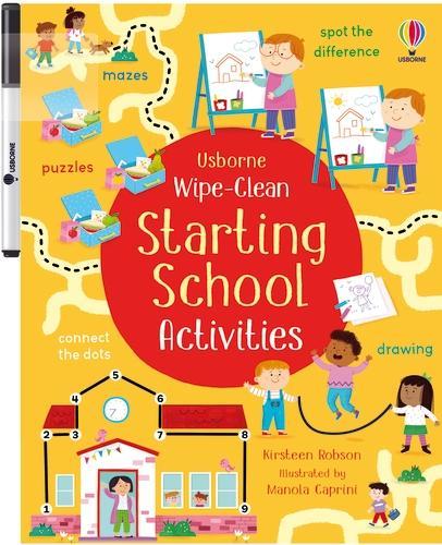 Бумажная книга «Wipe-Clean Starting School Activities», автор Кирстин Робсон - фото №1