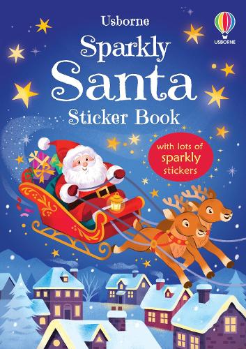Паперова книга «Sparkly Santa Sticker Book», автор Аліса Бічем - фото №1