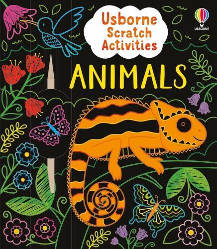 Бумажная книга «Usborne Scratch Activities Animals», автор Рози Диккинс - фото №1