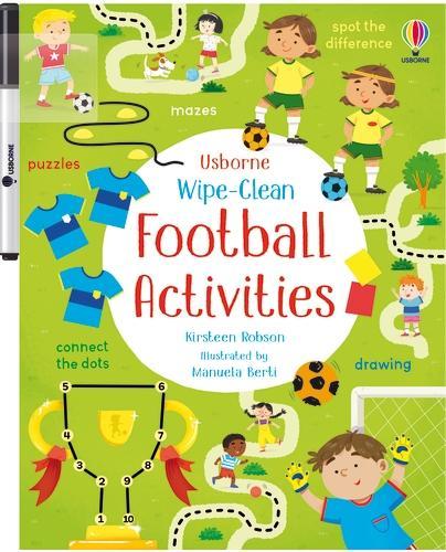 Бумажная книга «Wipe-Clean Football Activities», автор Кирстин Робсон - фото №1