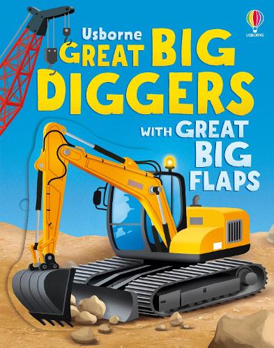 Бумажная книга «Great Big Diggers (with great big flaps)», автор Алиса Бичем - фото №1