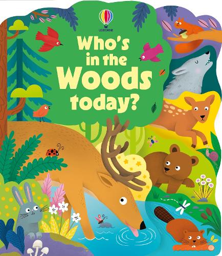 Паперова книга «Who's in the Woods Today?», автор Аліса Бічем - фото №1