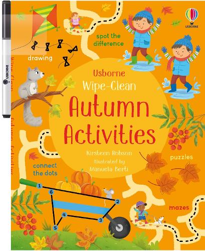 Бумажная книга «Wipe-Clean Autumn Activities», автор Кирстин Робсон - фото №1