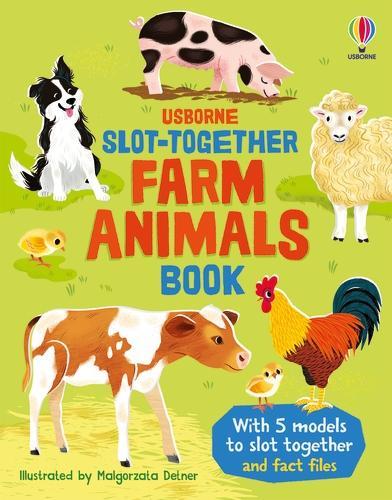 Бумажная книга «Slot-together Farm Animals Book», автор Эбигейл Уитли - фото №1