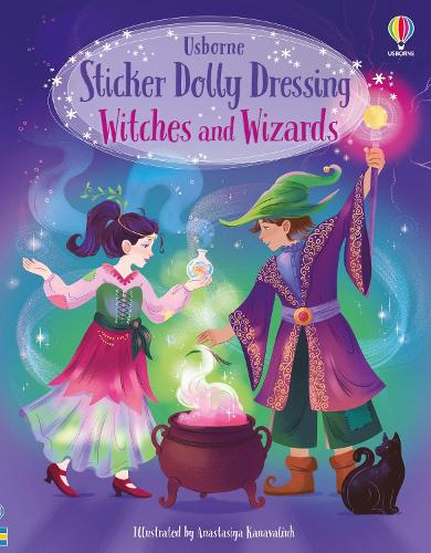 Бумажная книга «Sticker Dolly Dressing Witches and Wizards», автор Фиона Уотт - фото №1