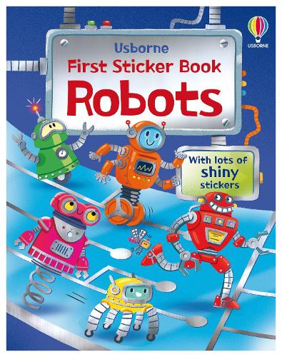 Бумажная книга «First Sticker Book Robots», автор Алиса Бичем - фото №1