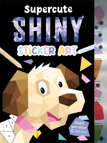 Бумажная книга «Supercute Shiny Sticker Art», автор Igloo Books - фото №1