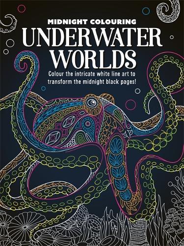 Паперова книга «Midnight Colouring: Underwater Worlds», автор Igloo Books Ltd - фото №1