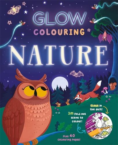 Паперова книга «Glow Colouring: Nature», автор Igloo Books Ltd - фото №1