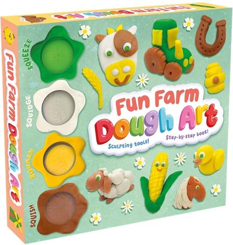 Паперова книга «Fun Farm Dough Art», автор Igloo Books Ltd - фото №1