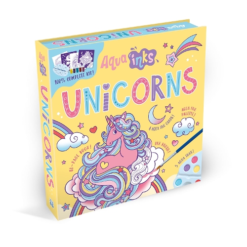 [object Object] «Aqua Inks Unicorns», автор Конни Айзекс - фото №1