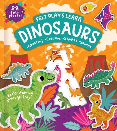 [object Object] «Felt Play & Learn Dinosaurs», автор Алиса Баркер - фото №1