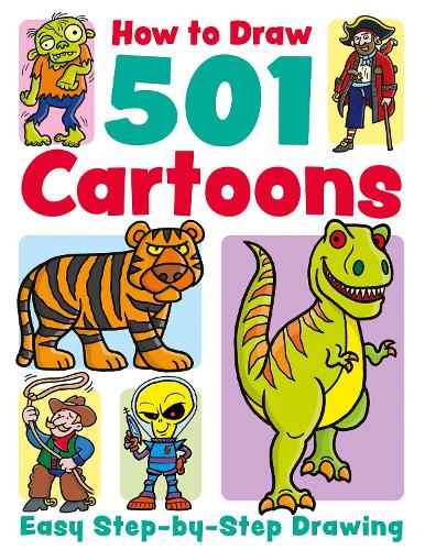 Бумажная книга «How to Draw 501 Cartoons», автор Нат Ламберт - фото №1