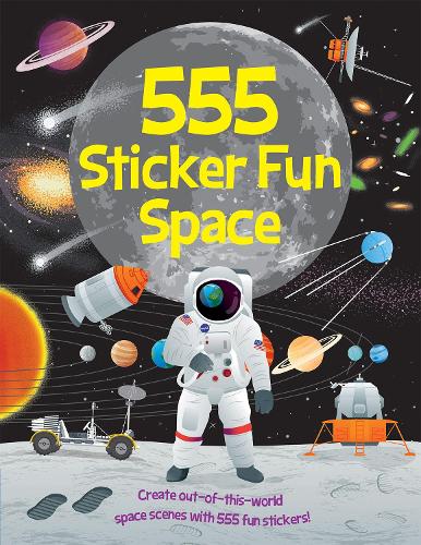 Паперова книга «555 Sticker Fun Space», автор Оклі Грем - фото №1