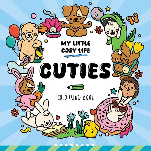 Бумажная книга «Cuties: Cute Kawaii Colouring Book for Teens and Adults Featuring Adorable Animals, Purmaids and Cosy Scenes», автор Каро Ван ден Берг - фото №1