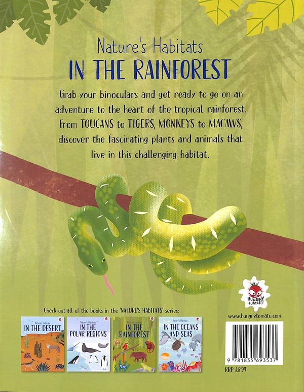 Паперова книга «In The Rainforest», автор Аннабель Гріффін - фото №1