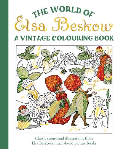 Бумажная книга «The World of Elsa Beskow: A Vintage Colouring Book», автор Эльза Бесков - фото №1