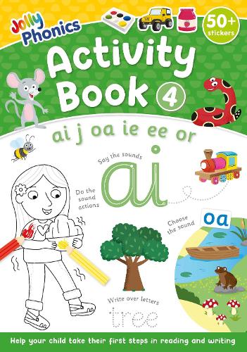 Бумажная книга «Jolly Phonics Activity Book 4: in Precursive Letters (British English edition)», авторов Сара Вернем, Сью Ллойд - фото №1