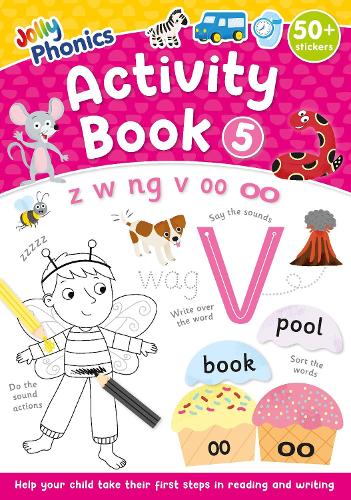 Бумажная книга «Jolly Phonics Activity Book 5: in Precursive Letters (British English edition)», авторов Сара Вернем, Сью Ллойд - фото №1
