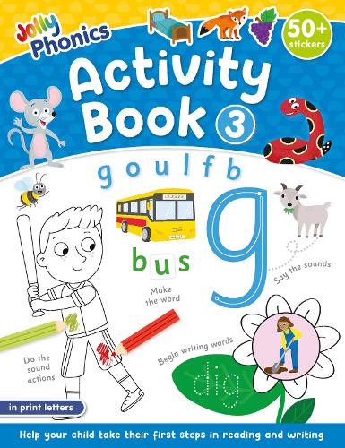 Бумажная книга «Jolly Phonics Activity Book 3: in Print Letters (American English edition)», авторов Сара Вернем, Сью Ллойд - фото №1