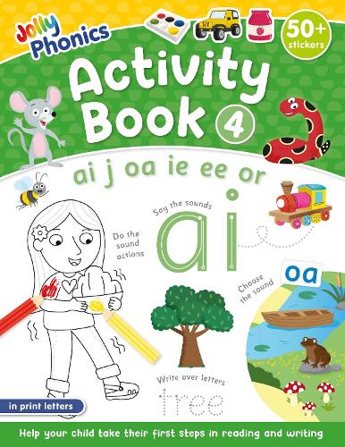 Бумажная книга «Jolly Phonics Activity Book 4: in Print Letters (American English edition)», авторов Сара Вернем, Сью Ллойд - фото №1