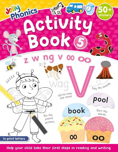 Бумажная книга «Jolly Phonics Activity Book 5: in Print Letters (American English edition)», авторов Сара Вернем, Сью Ллойд - фото №1