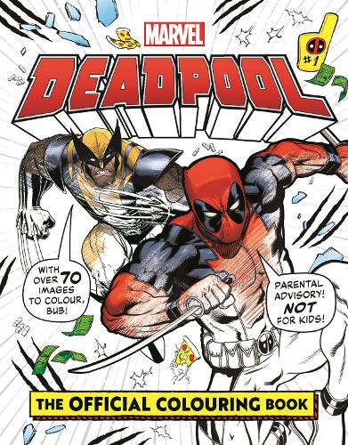 Бумажная книга «Marvel's Deadpool: The Official Colouring Book» - фото №1